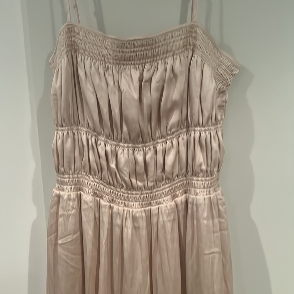 Woman’s size medium silk sleeveless dress - Picture 4 of 5